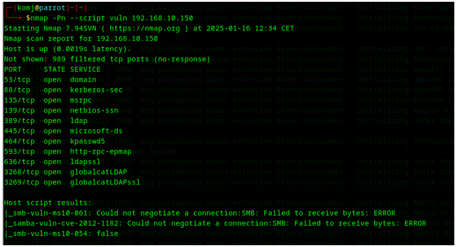 Scan smb nmap